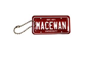 MacEwan License Plate Keychain