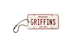 Griffins License Plate Keychain