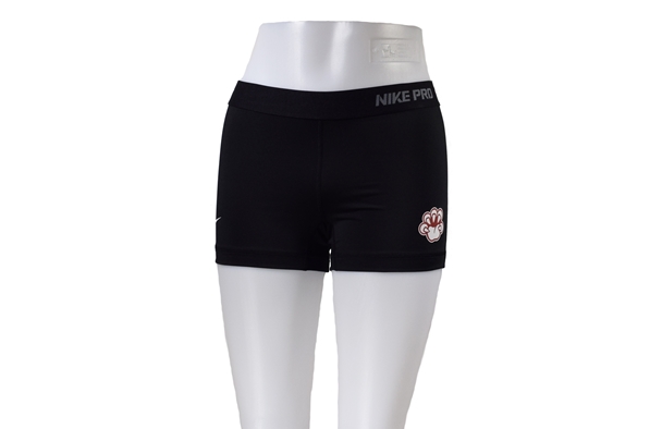 white nike compression shorts