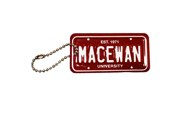 MacEwan License Plate Keychain