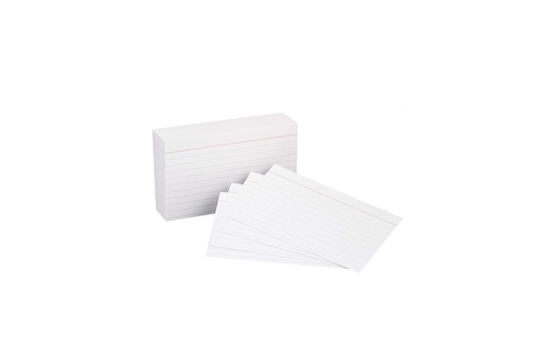 Ruled File Cards