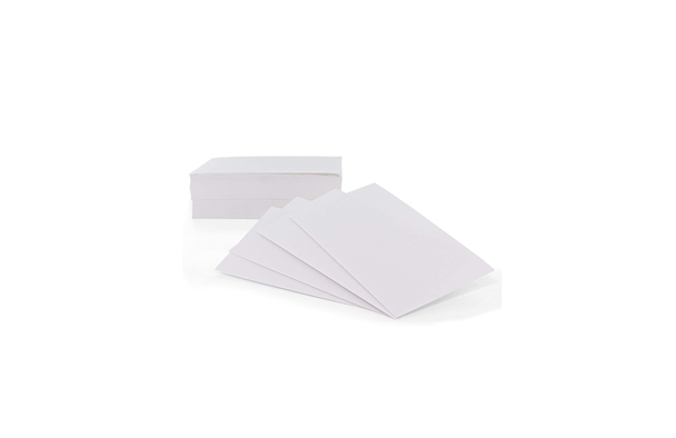 Blank File Cards