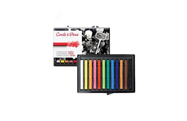 Conte 12 Assorted Crayons