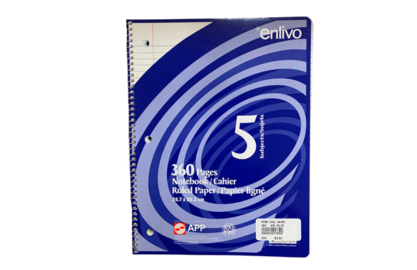 Enlivo Notebook 360 Pages